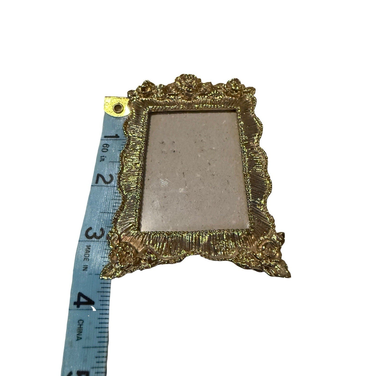 Vintage Victorian Style Set Of 2 Mini Gold Frames