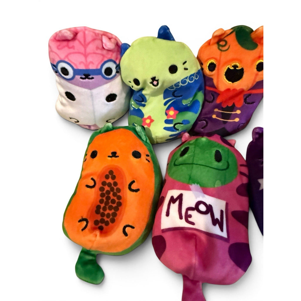 Cats vs. Pickles Lot of 7 Assorted Beanie Bean Bag Plush
