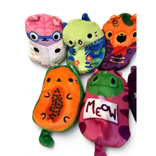 Cats vs. Pickles Lot of 7 Assorted Beanie Bean Bag Plush