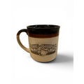 Hardee's Rise & Shine Homemade Biscuits Advertising Mug 1984 Beige Brown