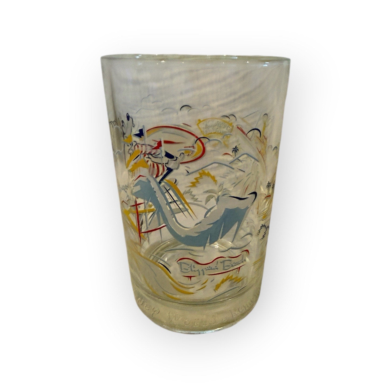 Walt Disney World Remember the Magic 25th anniversary glass Goofy